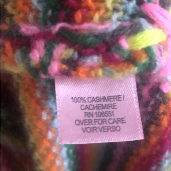 Calypso St. Barth Kynthia 100% Cashmere Hand Embroidered Pullover Sweater Rare - Picture 5 of 6